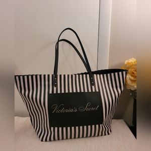 Victoria Secret striped bag